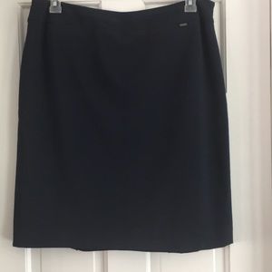 TAHARI Navy Blue Pencil Skirt